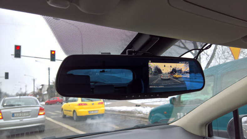 Goclever Drive Mirror Safego Full HD - test lusterka z kamerą cofania