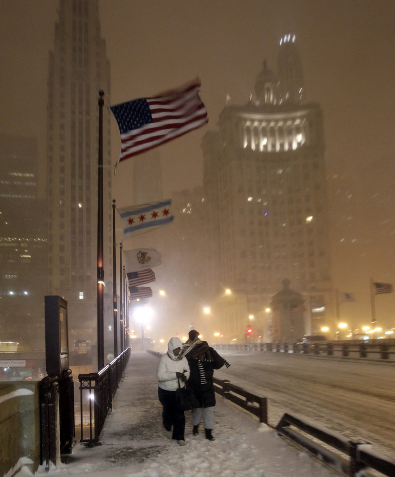 USA CHICAGO WINTER STORM