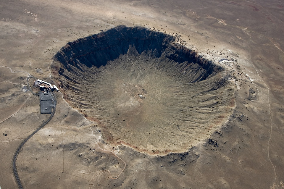 Najbardziej niezwykłe kratery na powierzchni Ziemi