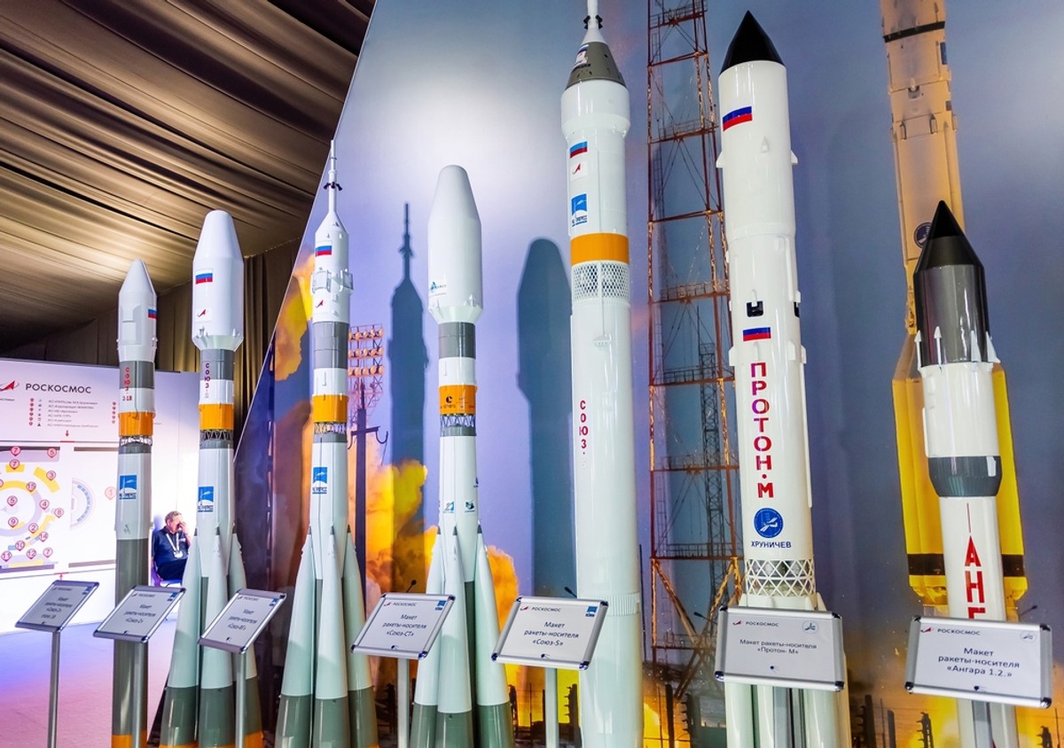 Prototypy rosyjskich rakiet: Soyuz-2, Soyuz-FG, Soyuz-ST, Irtysh (Soyuz-5), Proton-M, Angara