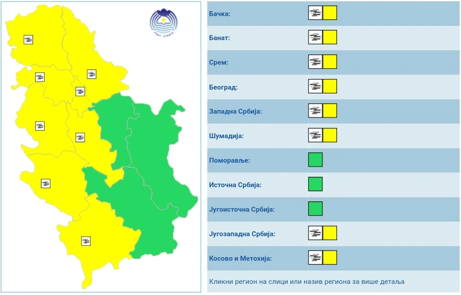 Metealarm za 11. novembar