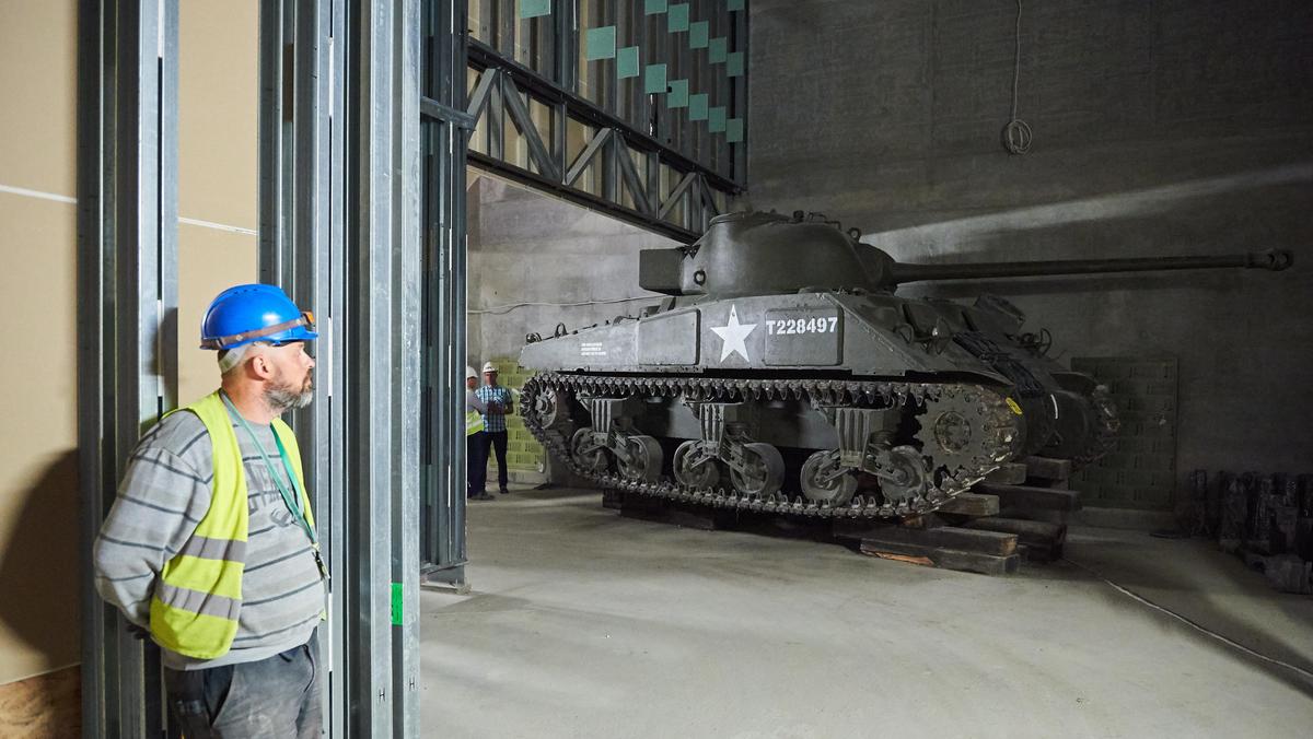 Muzeum II Wojny Światowej  Amerykański czołg M4 Sherman