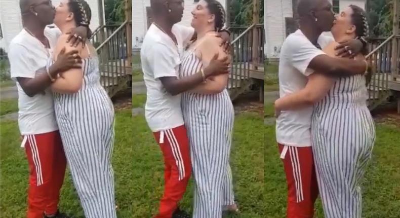 Social media react to Nana Tonardo kissing his ‘white sugar mummy’