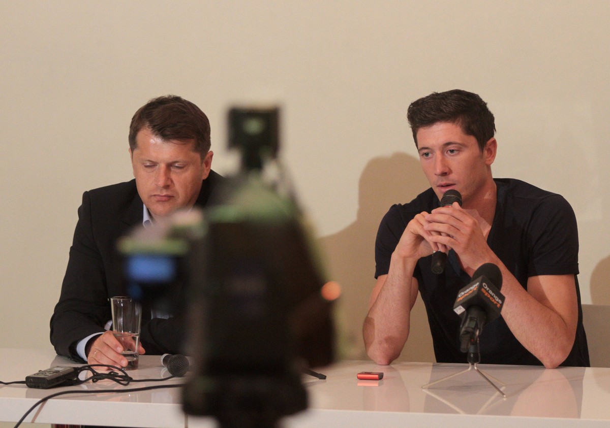 Cezary Kucharski i Robert Lewandowski