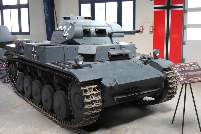 Panzerkampfwagen II Ausf. C w Musée des Blindés, Saumur