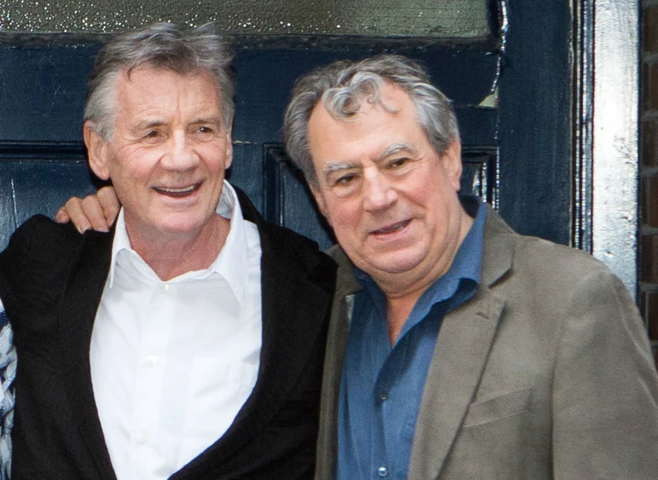 Majkl Pejlin i Teri Džouns juna 2014.