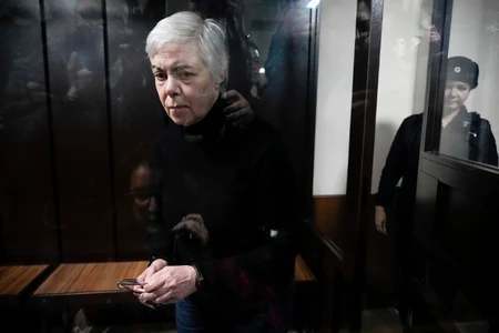 Dr Nadežda Bujanova na sudu u Moskvi 12. novembra