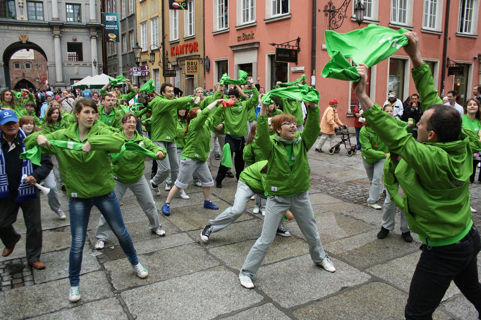 Flash mob w Gdańsku