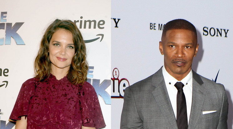 Katie Holmes és Jamie Foxx a nyilvánosság előtt is felvállalták kapcsolatukat/Fotó: Northfoto