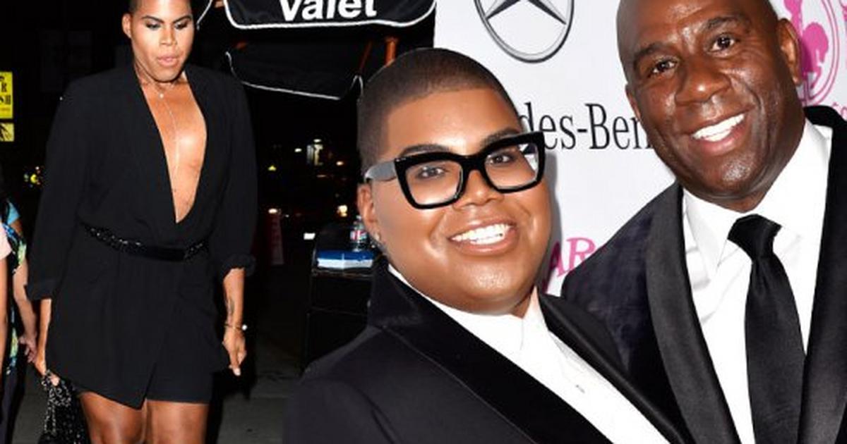 мэджик джонсон семья. мэджик джонсон баскетболист дети. мэджик джонсон жена. подруга дочери мэджика. сын баскетболиста мэджика джонсона.