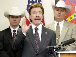 Chuck Norris został... Strażnikiem Teksasu