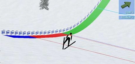 Screen z gry "Deluxe Ski Jump 3 Online"