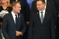 Andrzej Duda Donald Tusk polityka PiS Prawo i Sprawiedliwość Unia Europejska