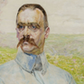 Jacek Malczewski, Portret Piłsudskiego w stroju brygadiera, 1916, olej, płótno, Muzeum Narodowe w Warszawie