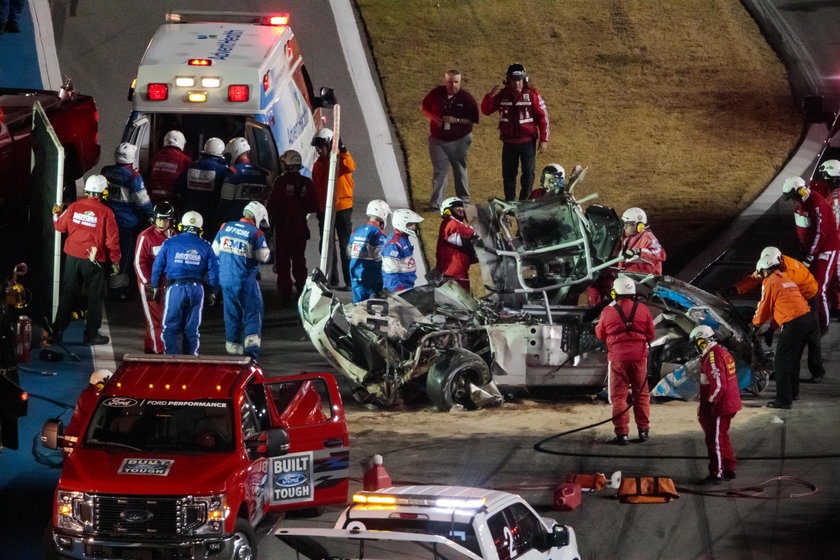 Przerażający wypadek w Daytona 500