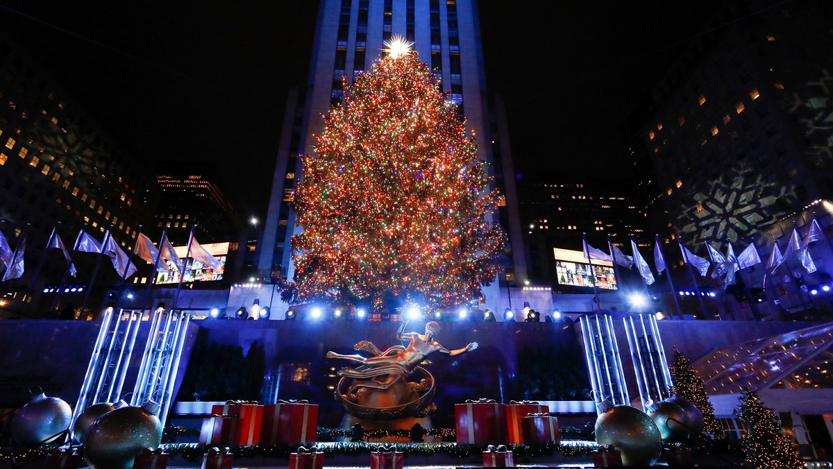 Choinka na Rockefeller Center