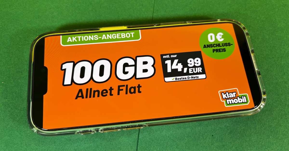 Telekom ağında 100 GB: Klarmobil Allnet sabit ücreti ayda 14,99 Euro