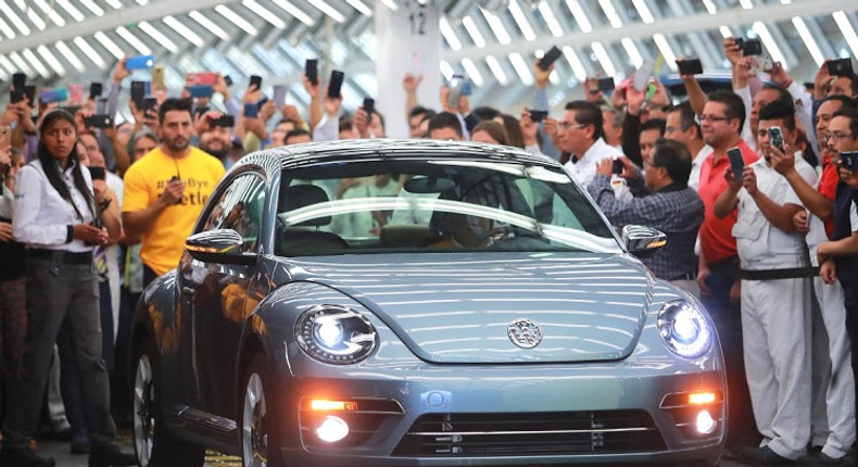 Bye bye, bug - the last VW Beetle. (BusinessLIVE)