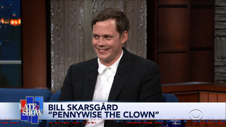 Bill Skarsgard w programie Stephena Colberta