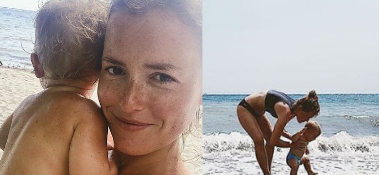 Olga Frycz o egzotycznych wakacjach z roczną córeczką: Wciąż zgięta wpół i asekurująca