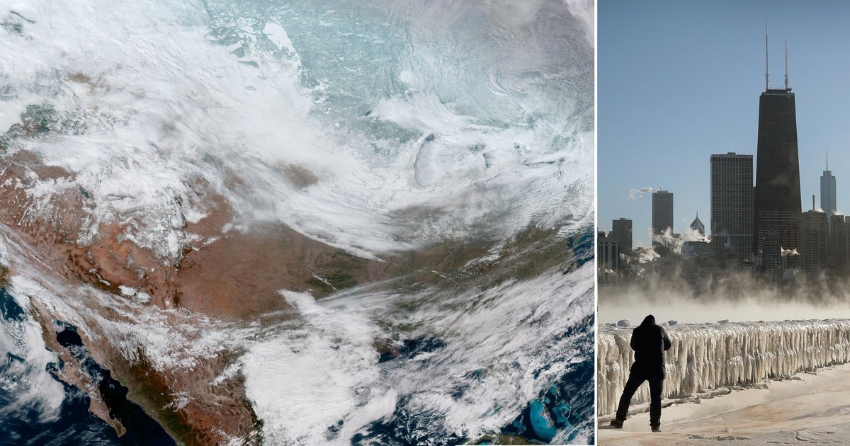 The polar vortex ravaging the US with extreme cold has killed at least ...