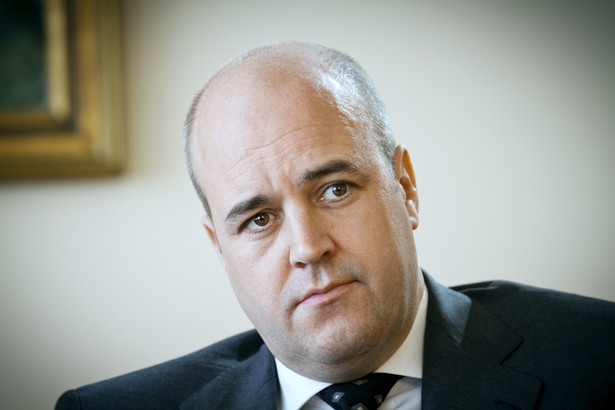 Fredrik Reinfeldt, premier Szwecji.