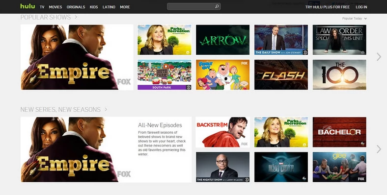Hulu, wypożyczalnia wideo z ofertą trzech amerykańskich sieci TV