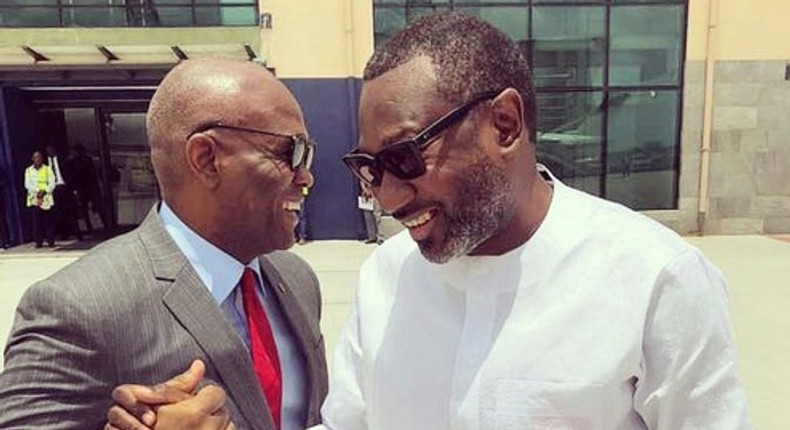 Tony Elumelu and Femi Otedola