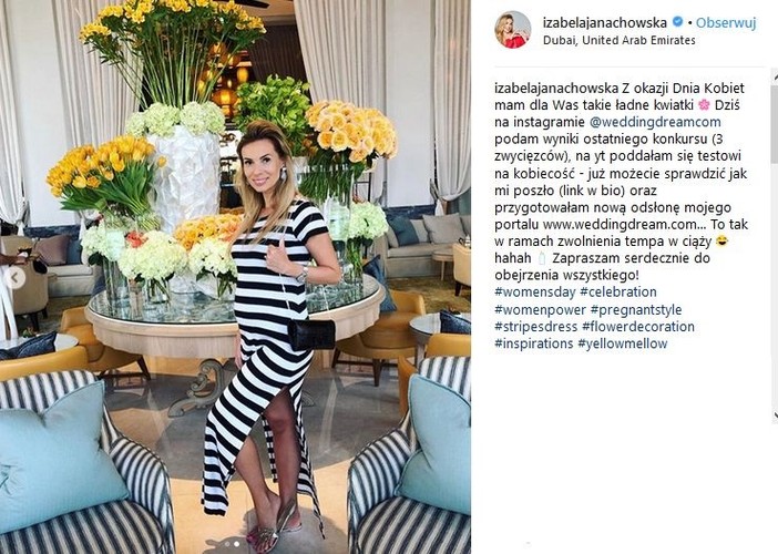 Izabela Janachowska w Dubaju