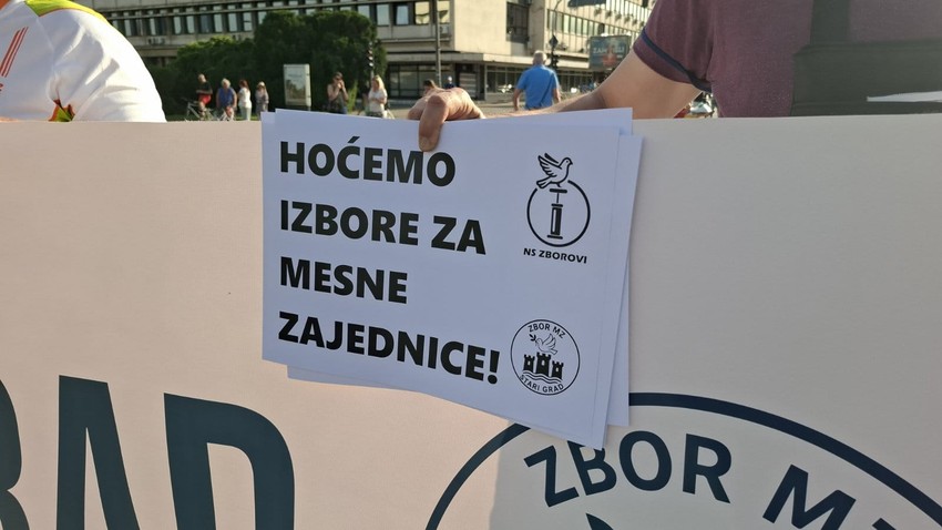 Blokada raskrsnica Novi Sad 0306 2025