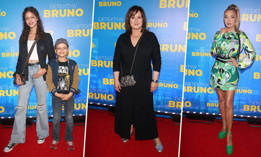 Gwiazdy na premierze filmu "Detektyw Bruno".