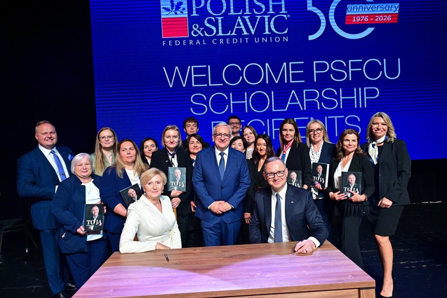 Była para prezydencka podczas obchodów 50-lecia kasy pożyczkowej – Polish & Slavic Federal Credit Union w Chicago, 15 czerwca 2026 r.