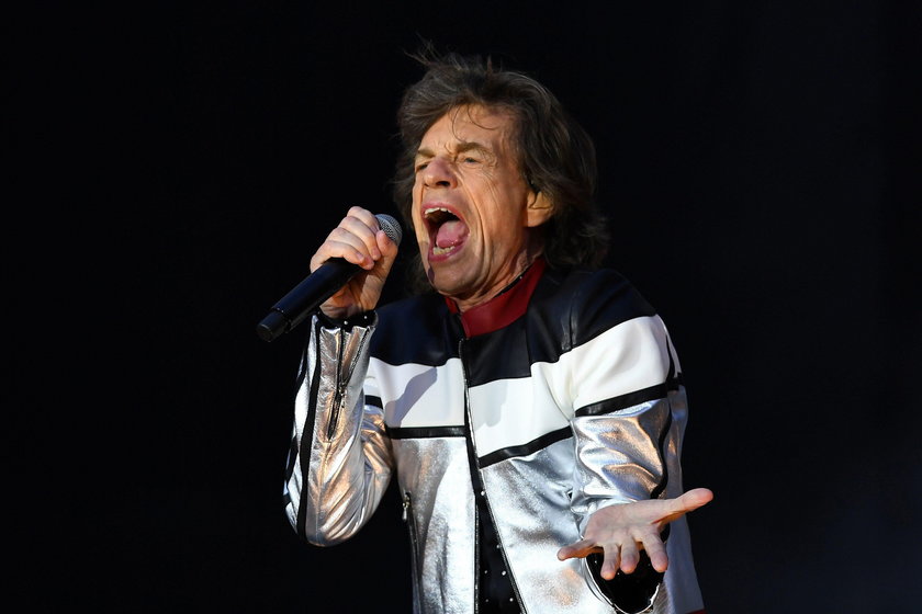 Mick Jagger of the Rolling Stones performs during a concert of their "No Filter" European tour at th