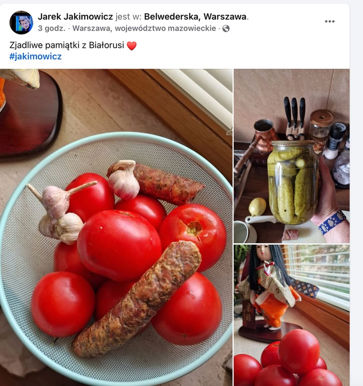 Post Jarosława Jakimowicza