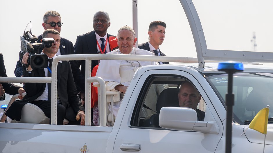 Papież Franciszek w Kinszasie, 1.02.2023 r.