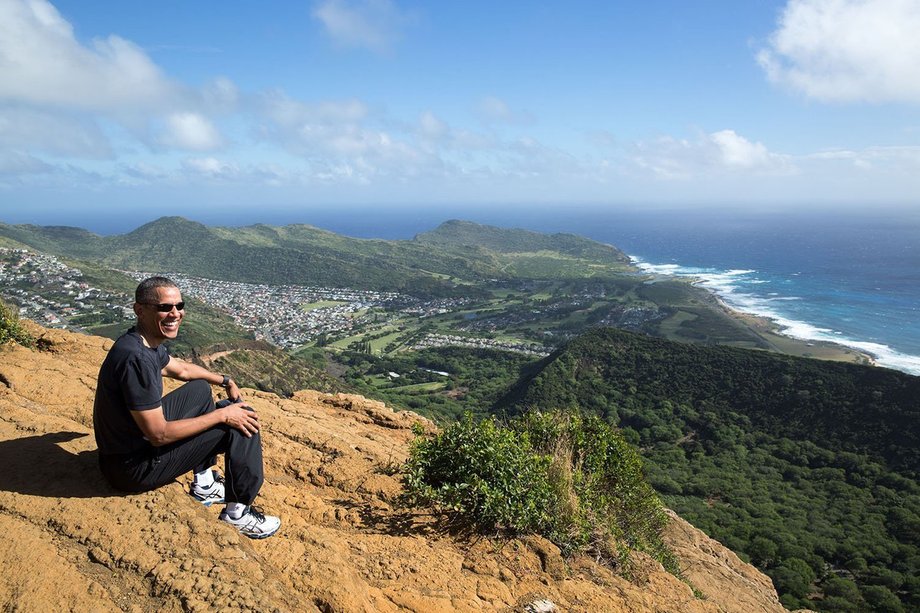 Prezydent Obama na urlopie w Honolulu (Hawaje)