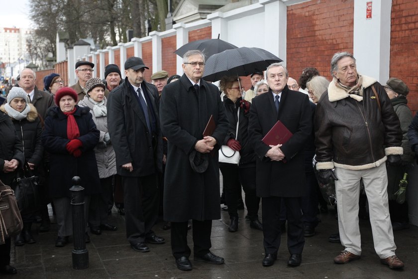 Znani na pogrzebie Bogusława Kaczyńskiego