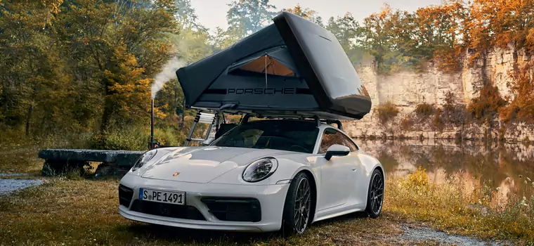 Nowy namiot dachowy od Porsche — outdoorowy nocleg w sportowym stylu