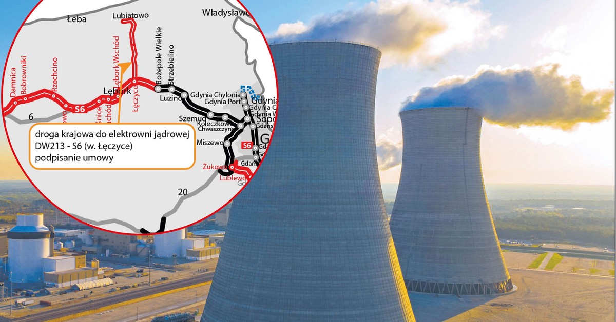 Kluczowa inwestycja w zakresie strategicznej infrastruktury energetycznej. Druga umowa na budowę drogi do pierwszej elektrowni jądrowej w Polsce podpisana [MAPA]