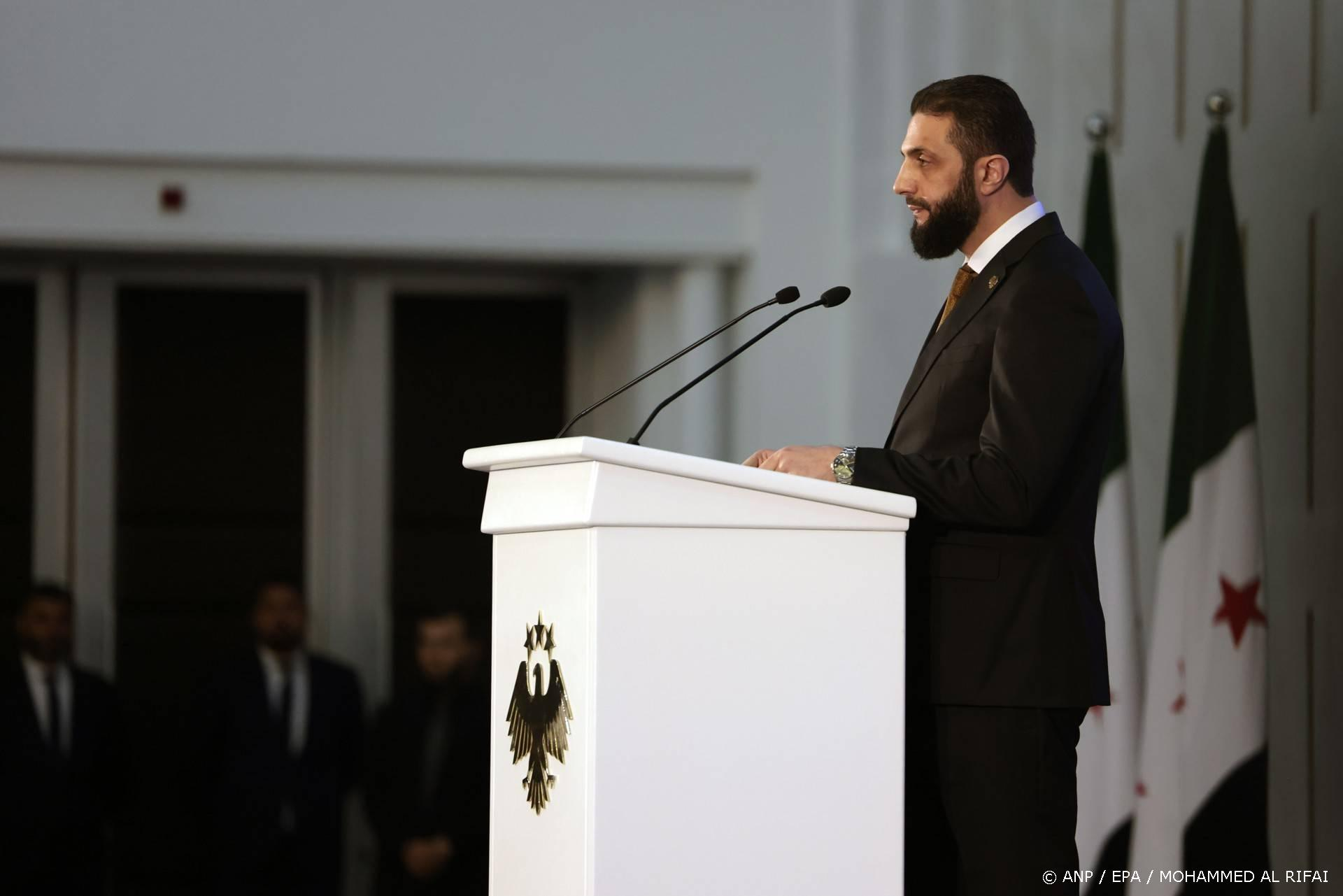Israël sceptisch over belofte Syrische leider al-Sharaa