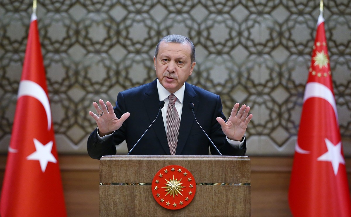 Turecki prezydent Recep Tayyip Erdogan