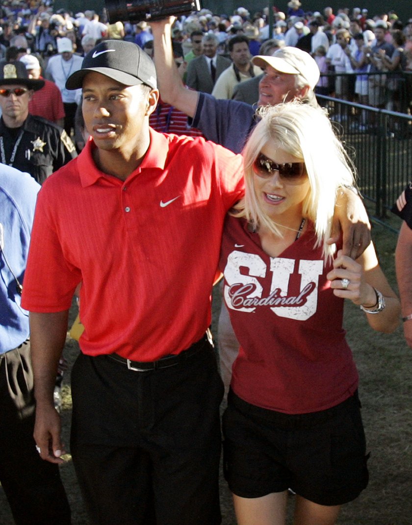 Tiger Woods i Elin Nordgren