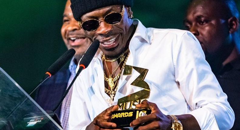 Shatta Wale with his 3Music Awards