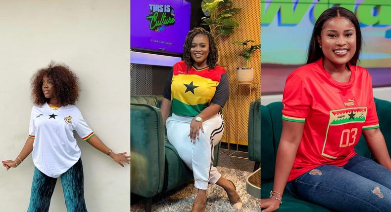 How some Ghanaian ladies are rocking their Black Stars jersey