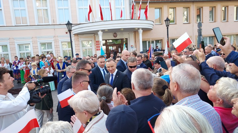 Prezydent Andrzej Duda w Połczynie-Zdroju.