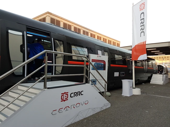 CRRC zaprezentowało na InnoTrans wagon metra Cetrovo