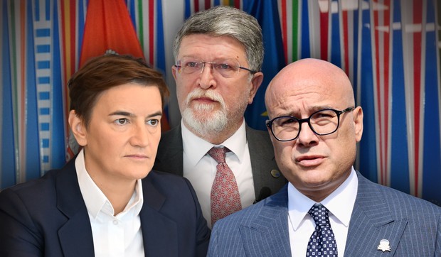 Miloš Vučević, Ana Brnabić i Tonino Picula