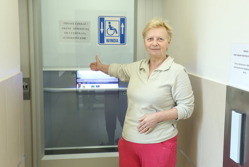 Barbara Poświatowska (62 l.), mieszkanka bloku przy ul. Lasek Brzozowy: