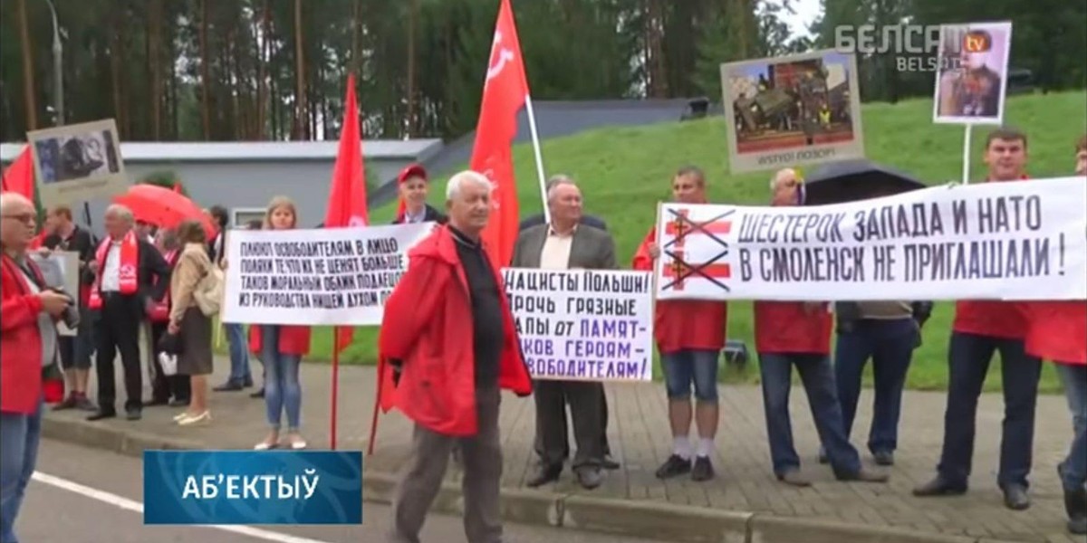 Skandal w Katyniu! Tak obrażali Polaków w miejscu kaźni