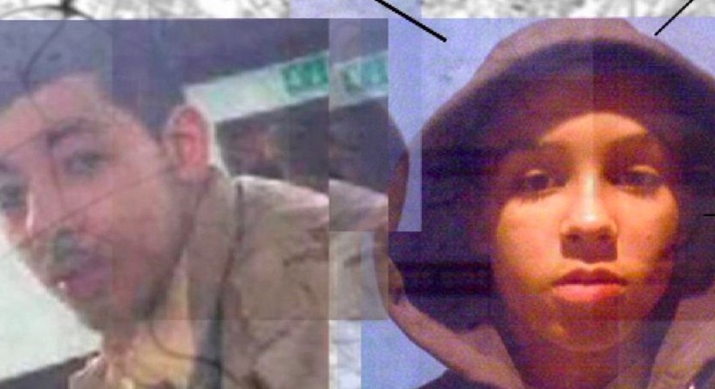 (L) Salman Abedi and ISIS recruiter Raphael Hostey.